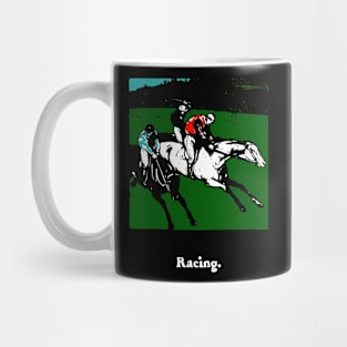 Victorian Art - Sporting Art - Horse Racing Mug